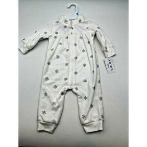 Baby Sleeper, 6 Mo Snow Flakes. NEW
